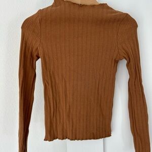 Girls Rylee and Cru ribbed top